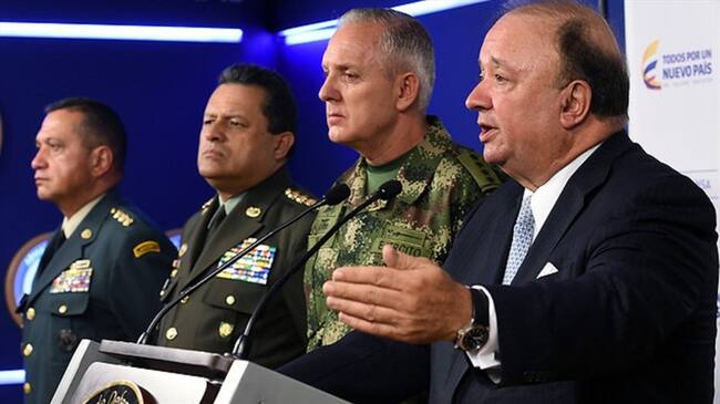 Ministro de defensa. Foto: Colprensa