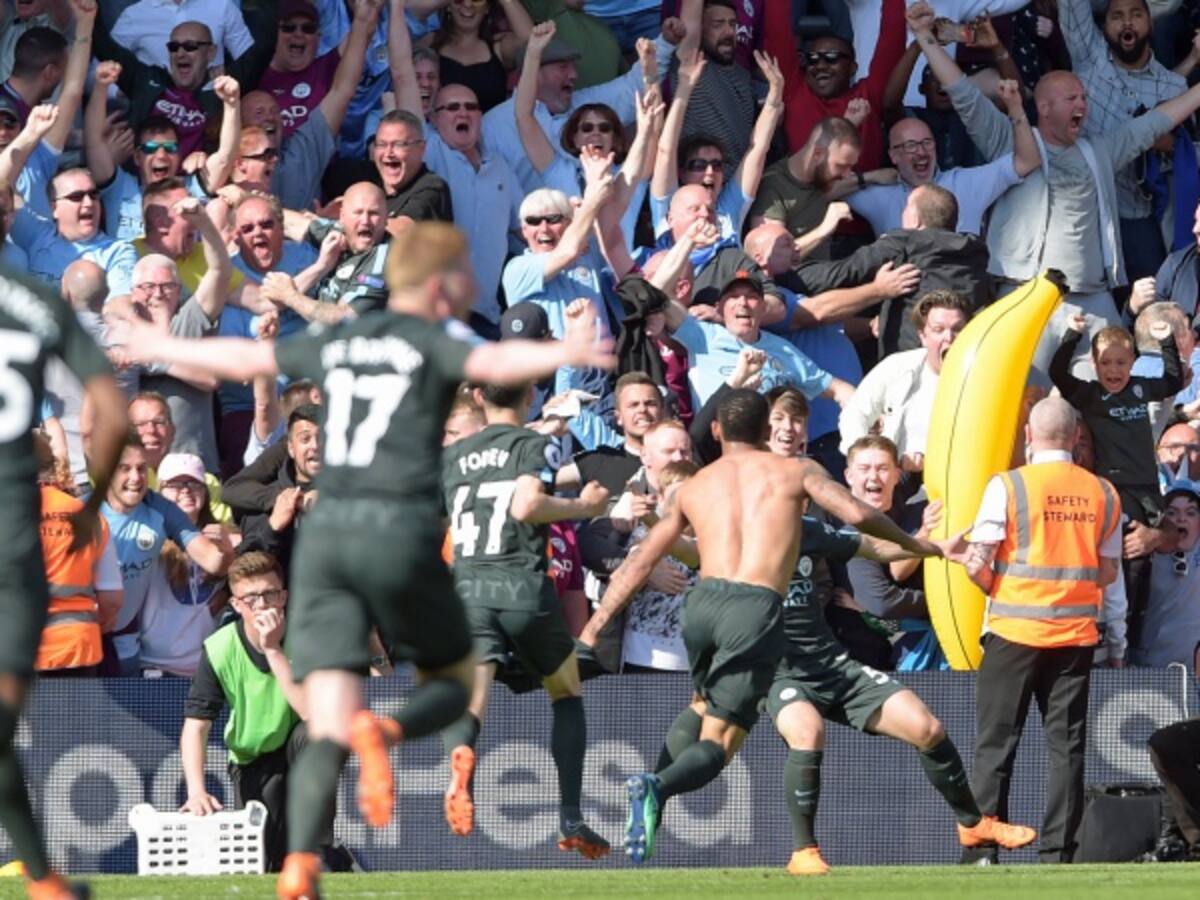 El City de Guardiola primer equipo que llega a los 100 puntos en la Premier