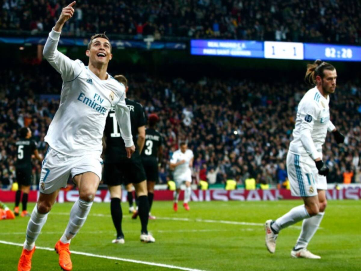 Cristiano lidera la remontada del Madrid que toma ventaja en casa ante PSG