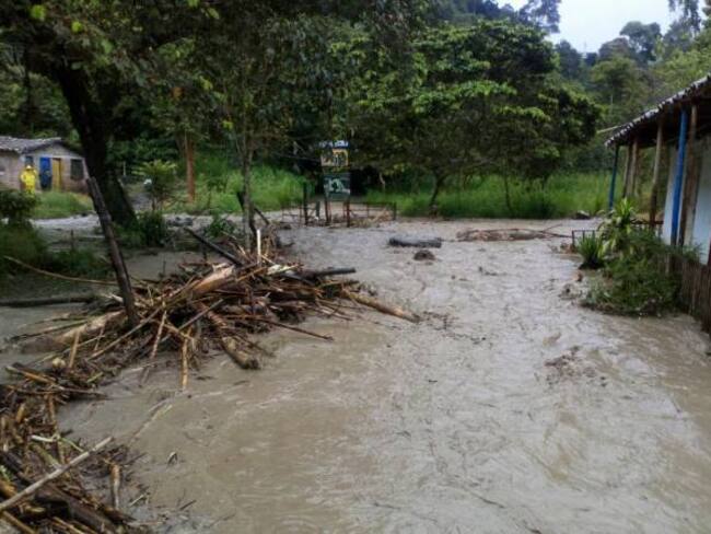 Emergencias en Apía por inundaciones, tres veredas están afectadas