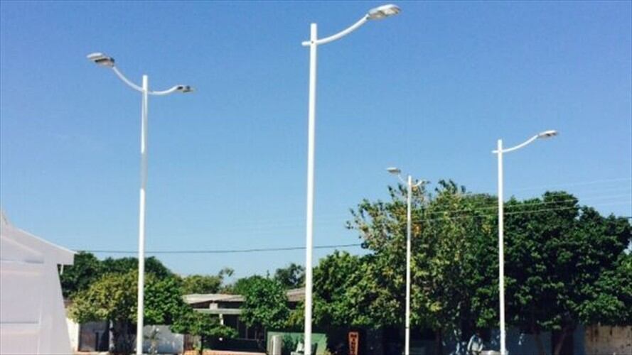 Foto en referencia a alumbrado público de Santa Marta. Foto: Cortesía Alcaldía