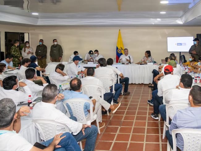 Reunión con Alcaldes del Magdalena en Zona Bananera