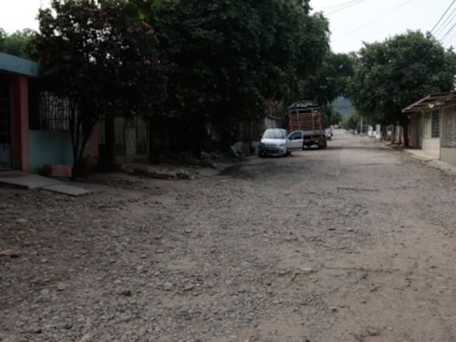 Calles del barrio Antonia Santos, Cúcuta - Foto: Cortesía