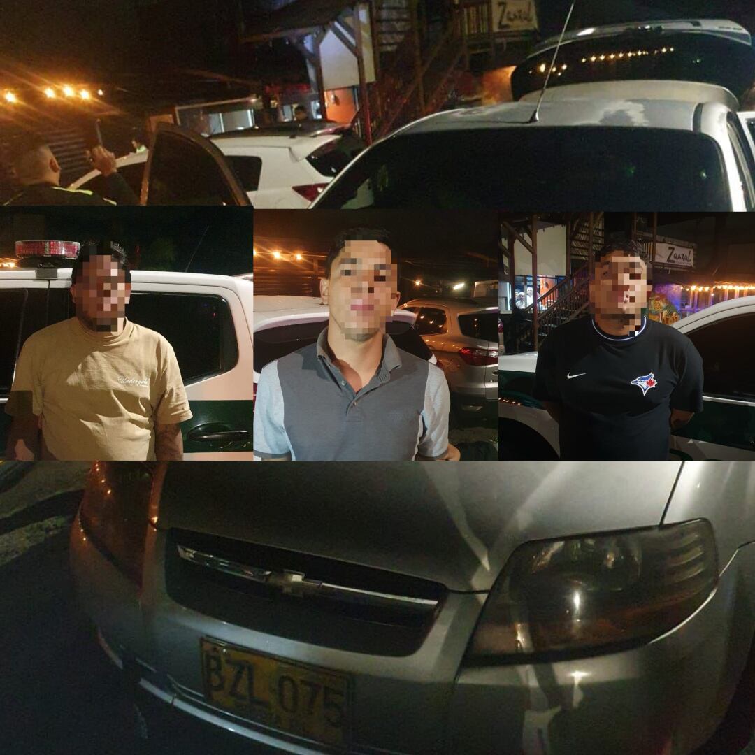 La captura se dio por medio de una llamada a la Línea de Seguridad. Foto: Alcaldía de Envigado.