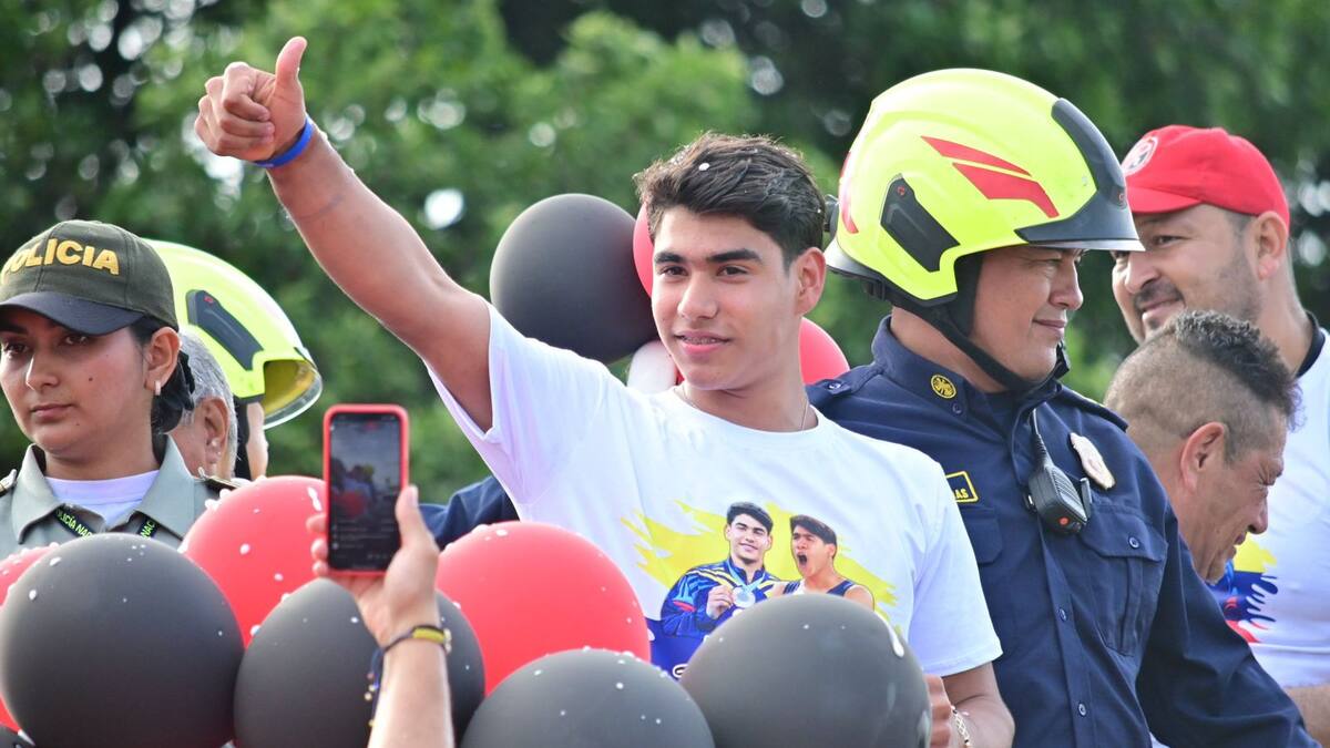 VIDEO | Así fue el espectacular recibimiento de Ángel Barajas en Cúcuta