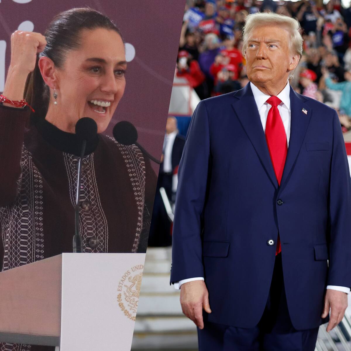 Claudia Sheinbam y Donald Trump acuerdan pausar aranceles por un mes para entrar en negociaciones