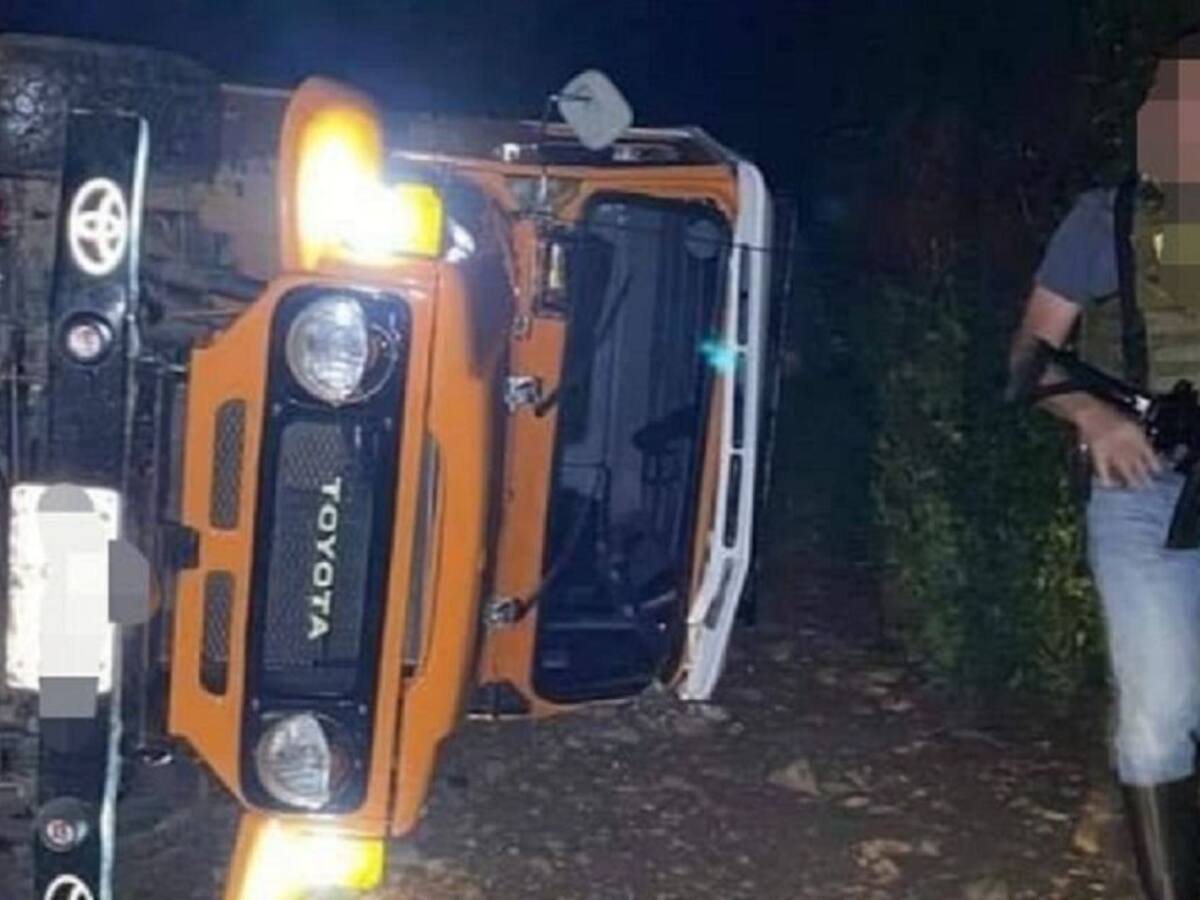 En Concordia fue atacada una comitiva de la policía y alcaldía