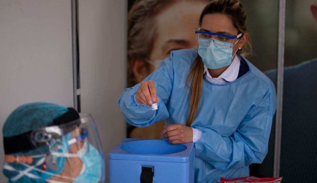 Jornada de vacunación en Bogotá