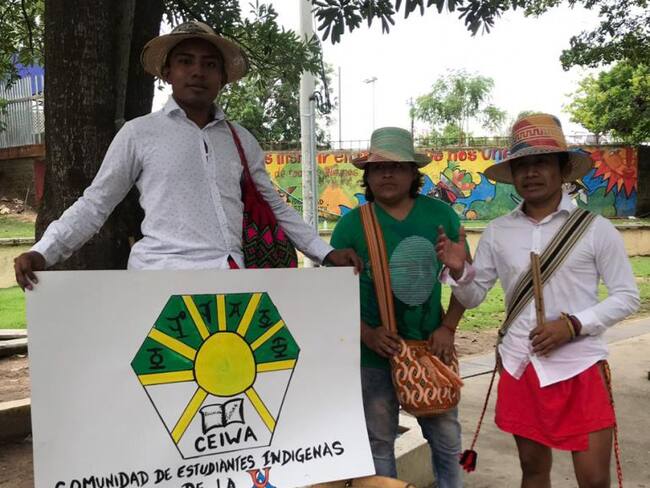 Estudiantes Wayúu en Barranquilla se suman a marchas