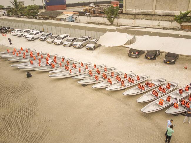 Embarcaciones entregadas por la AUNAP