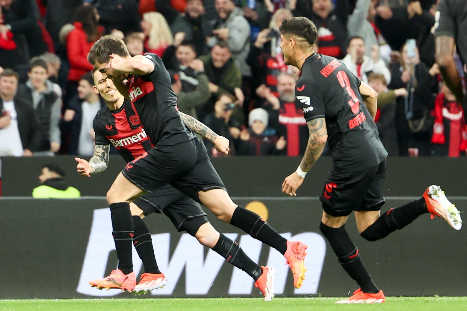 El Bayer Leverkusen sueña con la Europa League. EFE/EPA/CHRISTOPHER NEUNDORF