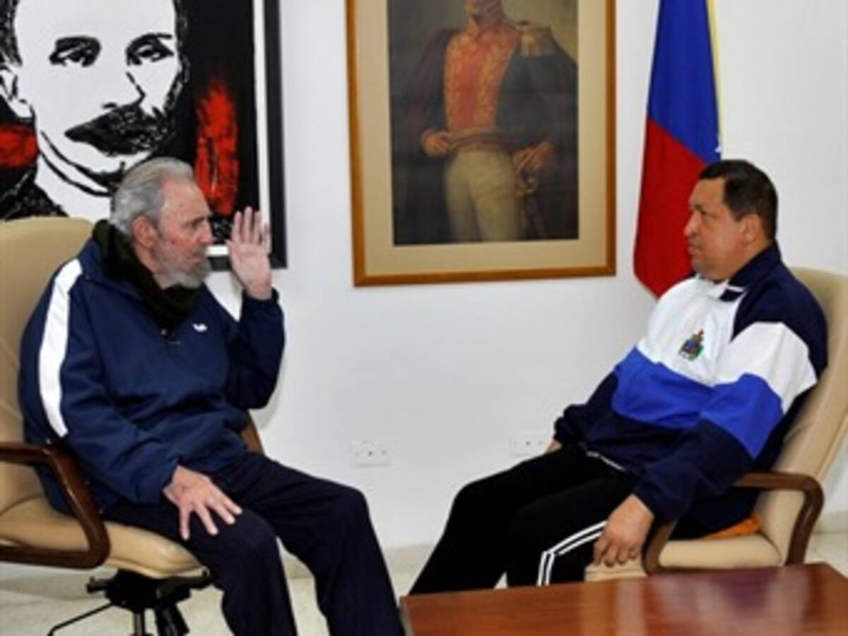 Emiten video del presidente Hugo Chávez con Fidel Castro en La Habana