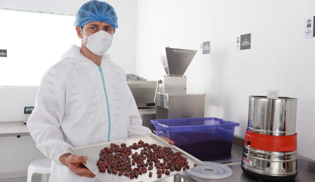 Planta procesadora de cacao en Mariquita, Tolima.