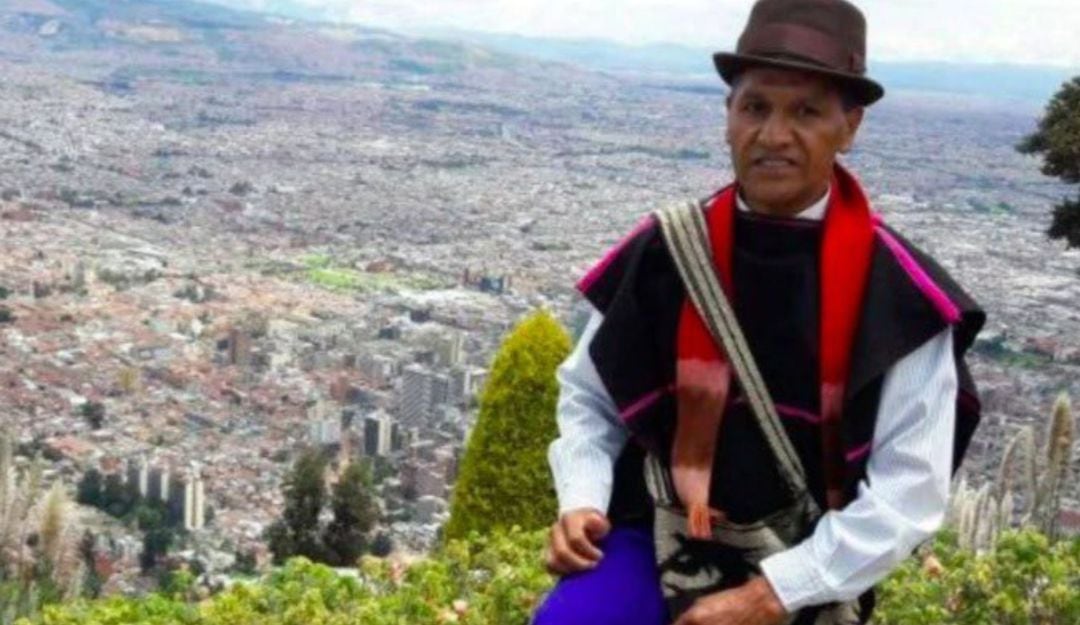 Jesús Antonio Montaño Tumiñá, indígena de la comunidad Misak