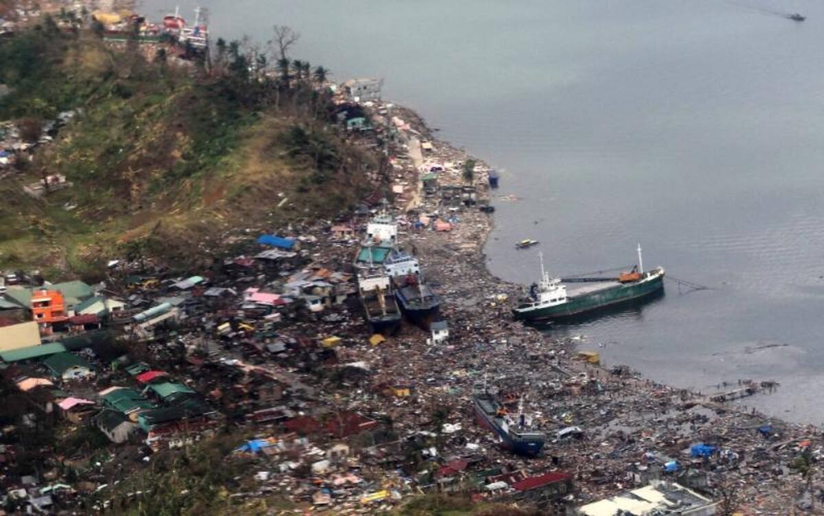 Aspectos de las zonas devastadas por el tifón que durante el fin de semana azotó a Filipinas, hecho que movió a la comunidad internacional a enviar ayuda a millones de afectados.