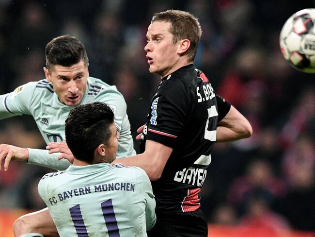 James no pudo evitar la derrota del Bayern ante Leverkusen