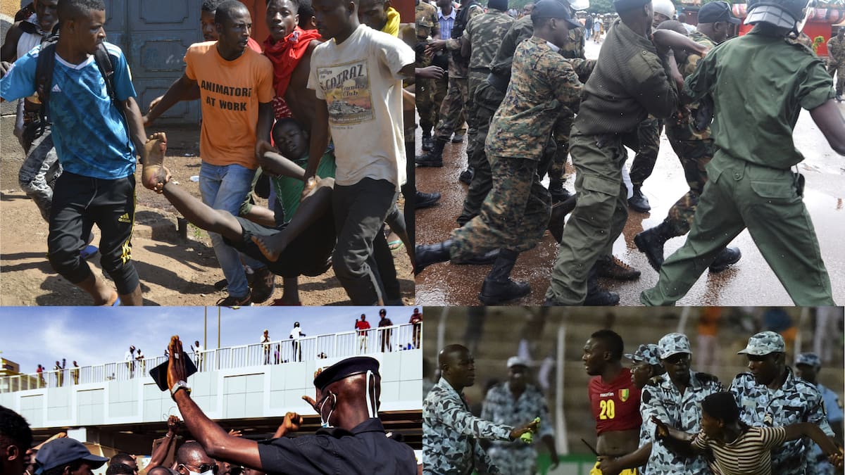 Guinea: enfrentamientos en partido de fútbol deja 56 personas muertas