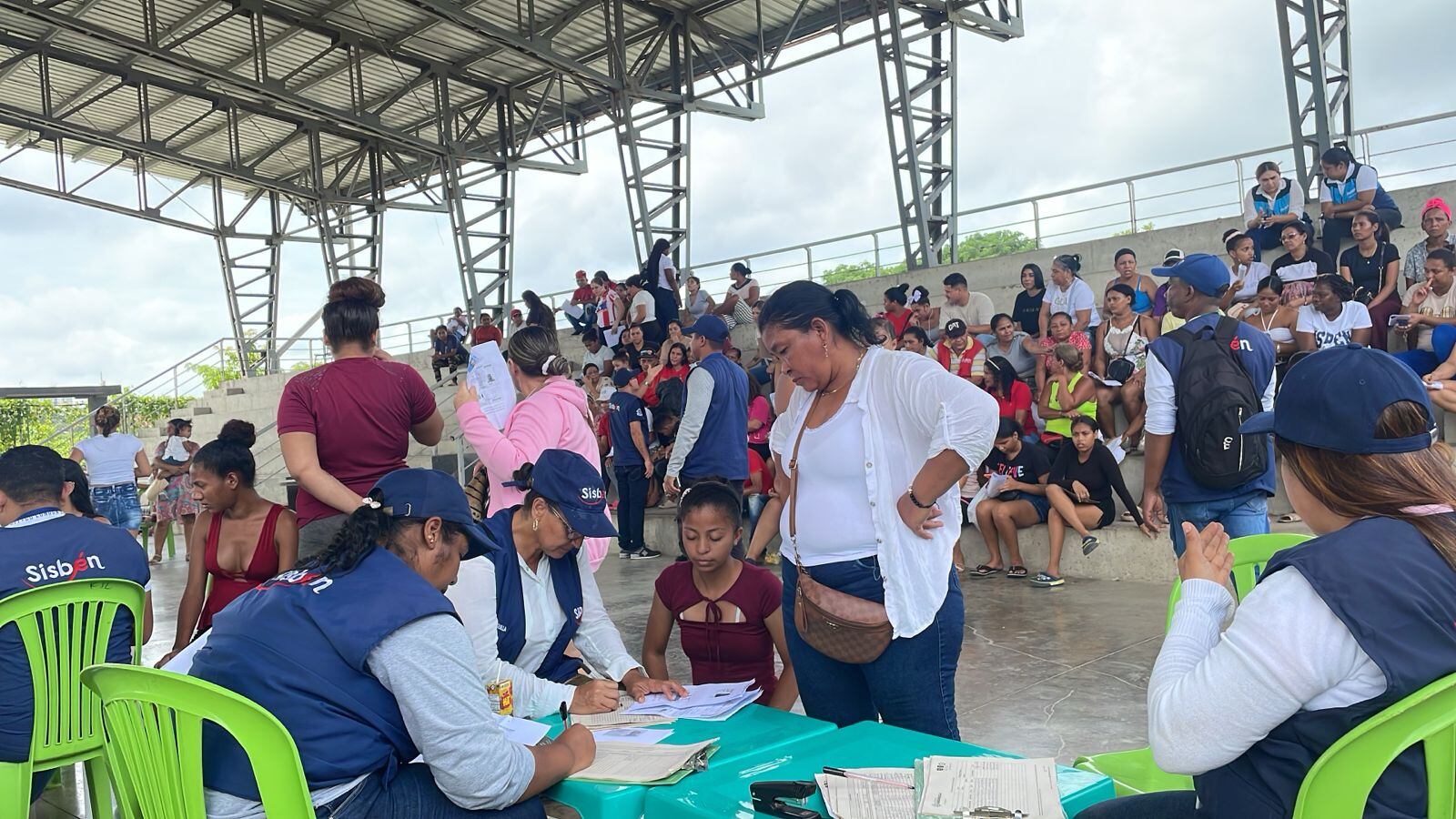 Jornadas de sisbenización en Barranquilla. Cortesía. Prensa Alcaldía de Barranquilla