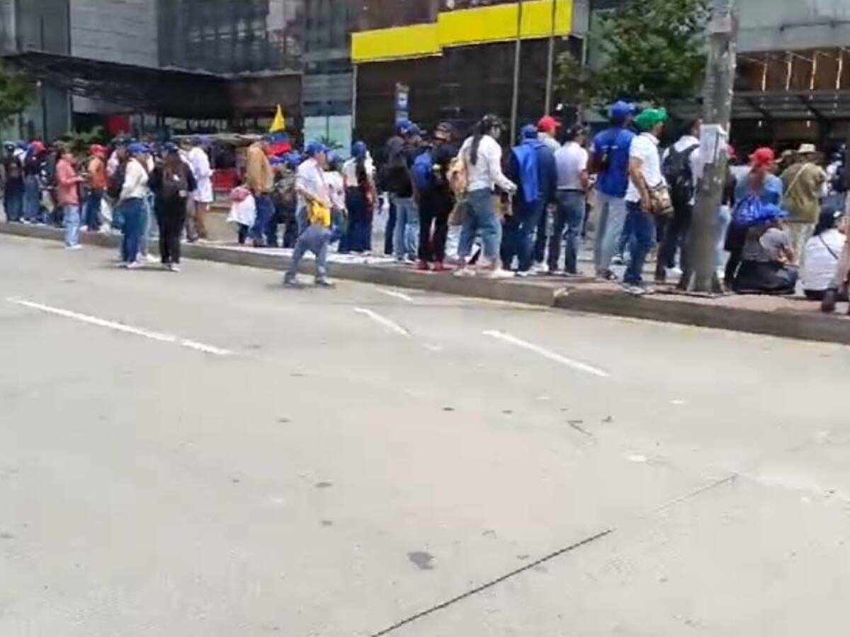 Manifestación en Bogotá: trabajadores de Agrosavía protestan por falta de pago de salarios