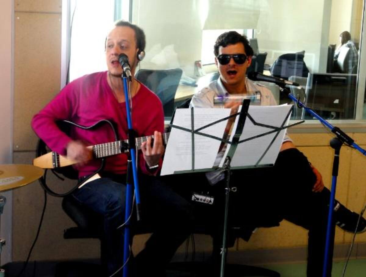 Gigi Posada y Tuto Muñoz, músicos de La Ventana