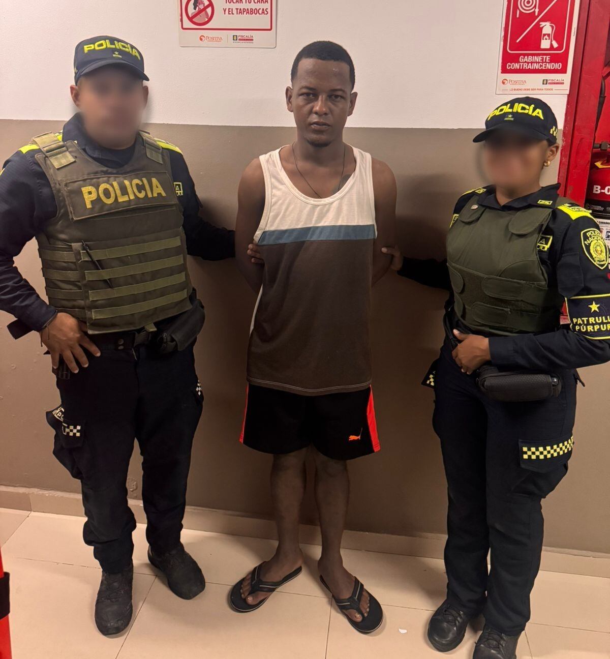 Cayó presunto delincuente implicado en hurto y lesiones a un ciudadano en Cartagena