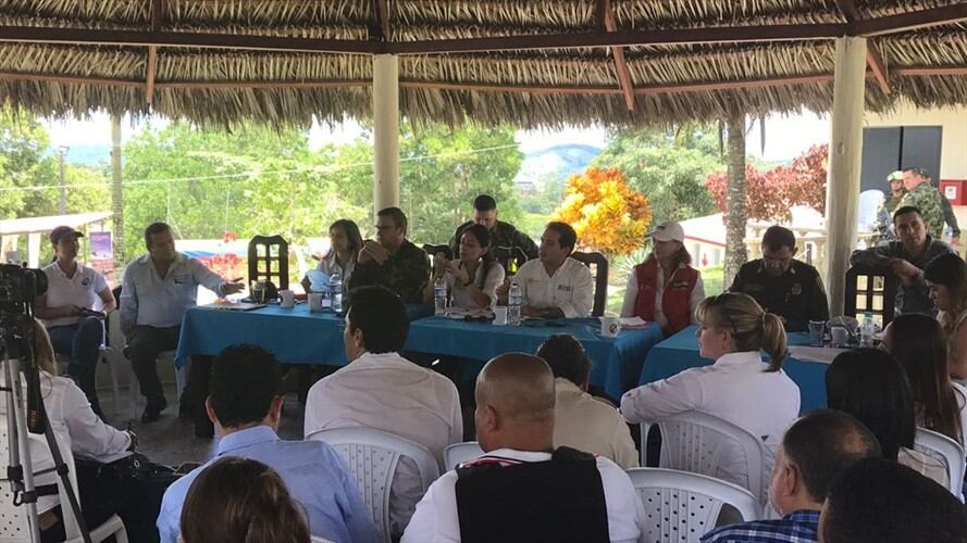 Nuevamente, mineros del nordeste, Gobierno y GranColombiaGold buscarán una salida al paro. Foto: Gobernación de Antioquia