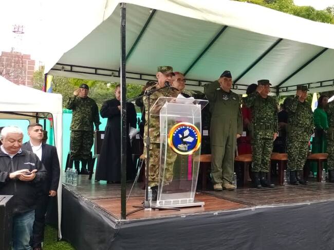 Transmisión de mando en la Cuarta Brigada del Ejército y la Séptima División del Ejército. Foto: cortesía.