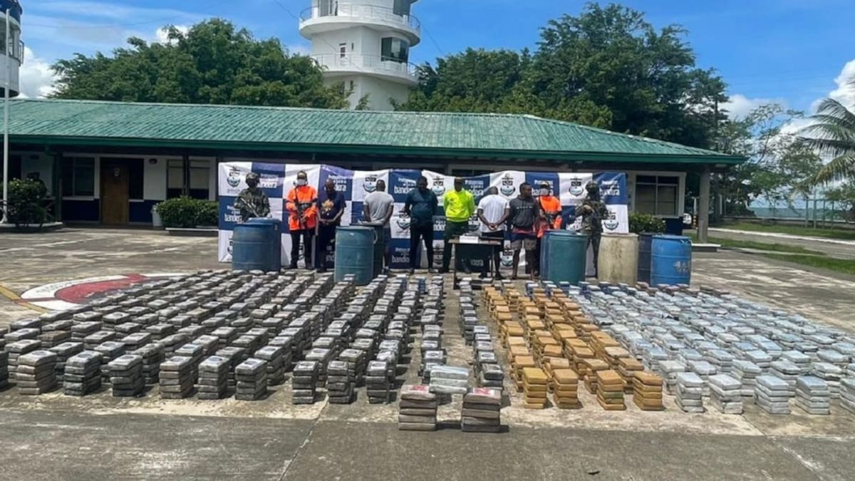 Cae cargamento de cocaína avaluado en USD 62 millones en el golfo de Urabá