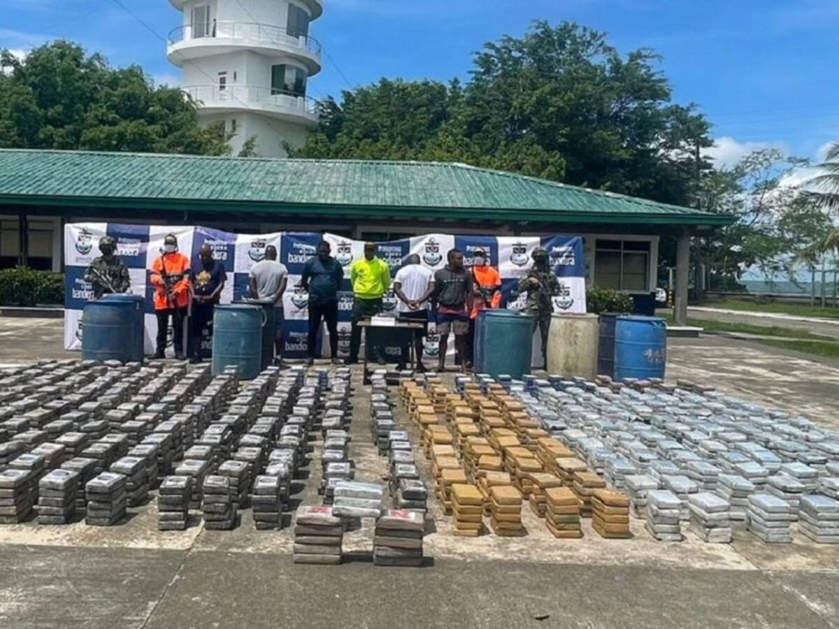 Cae cargamento de cocaína avaluado en USD 62 millones en el golfo de Urabá