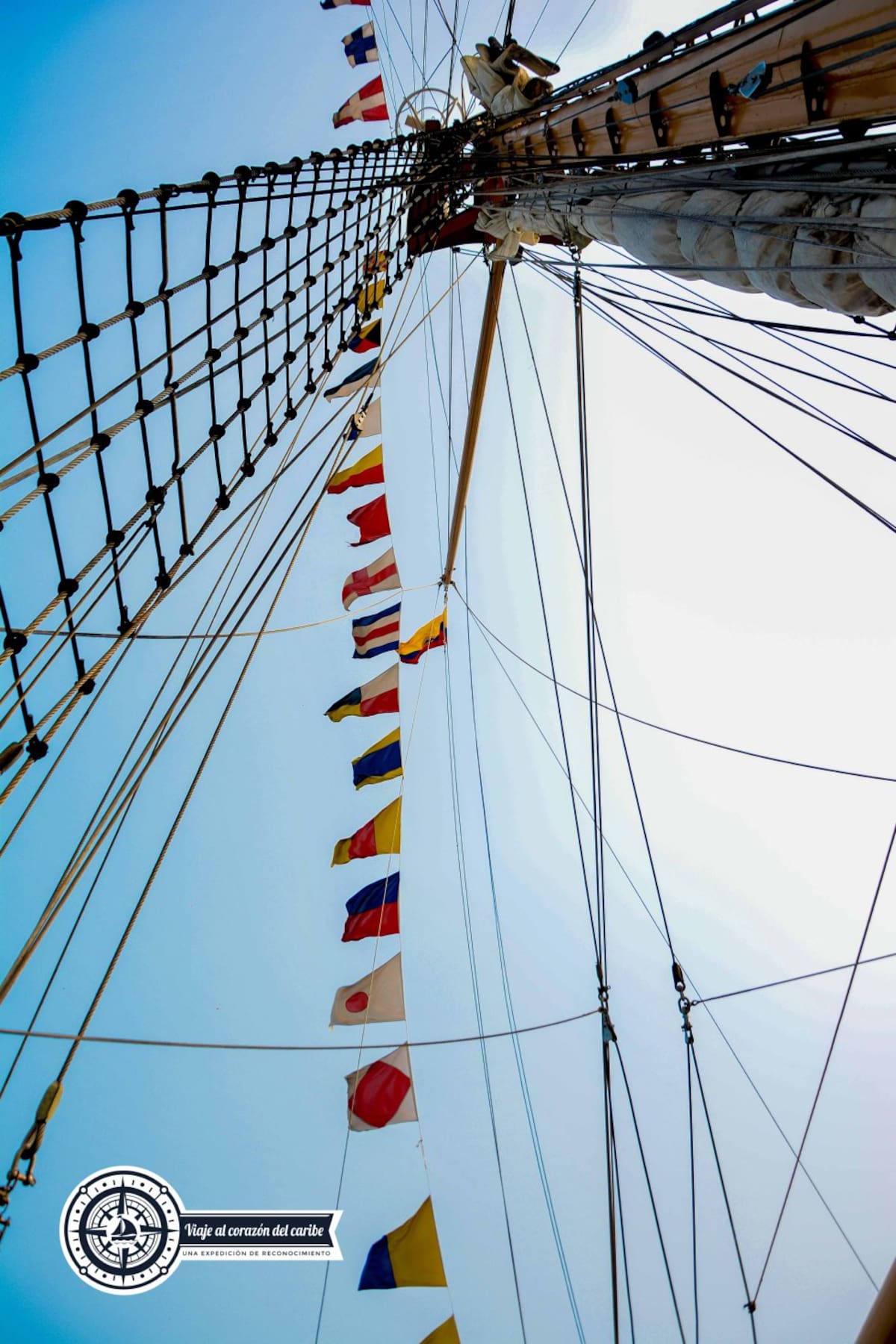 A bordo del Buque Gloria 