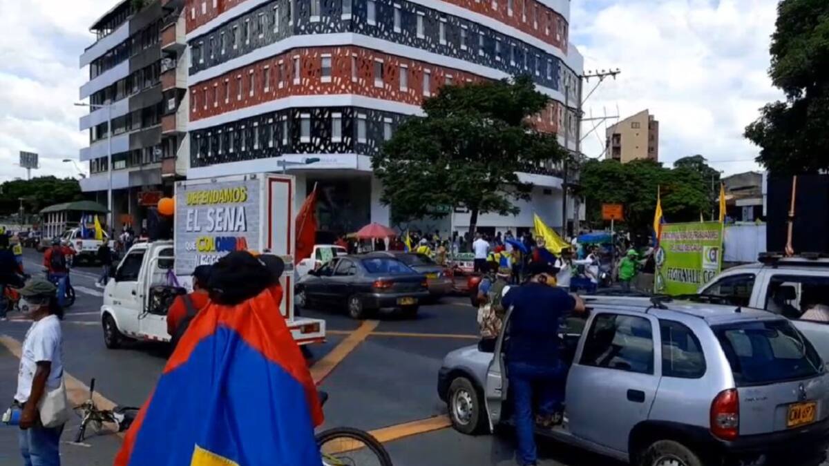En normalidad transcurrió la caravana en Cali