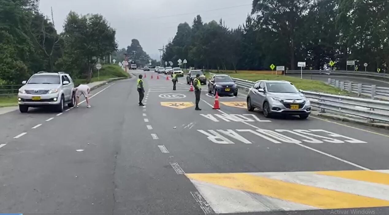 Plan control vial / Foto Cortesía Policía