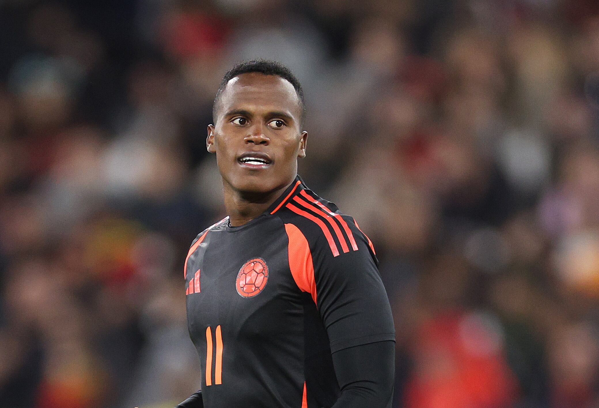 Jhon Arias, extremo de la Selección Colombia. (Photo by Warren Little/Getty Images)