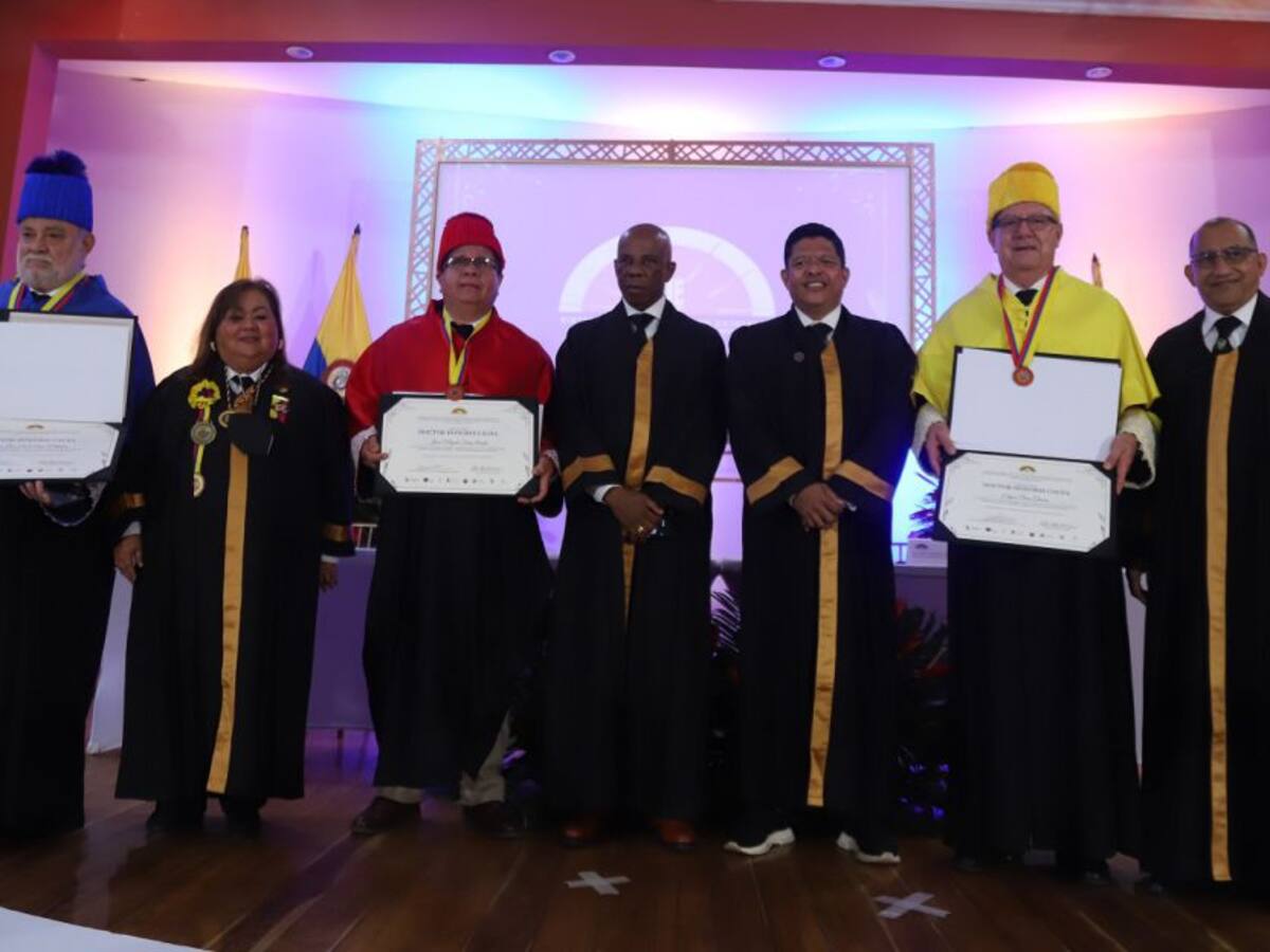 Rectores del Caribe colombiano reciben Doctorado Honoris Causa