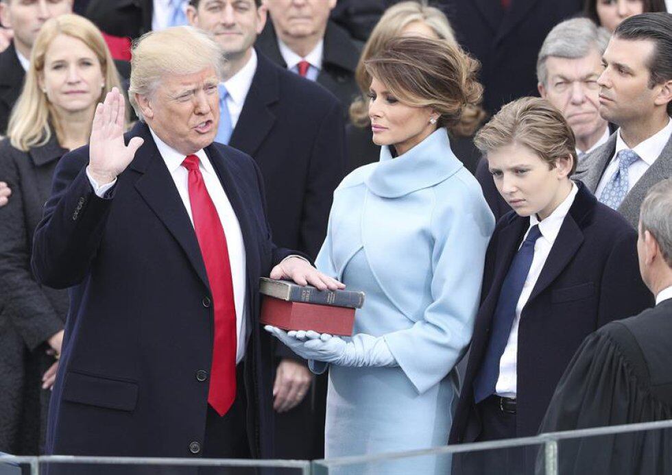 Viernes 20 de Enero de 2017: En una ceremonia en el Capitolio, en Washington D.C., el republicano Donald Trump juramentó su cargo como presidente de los Estados Unidos.