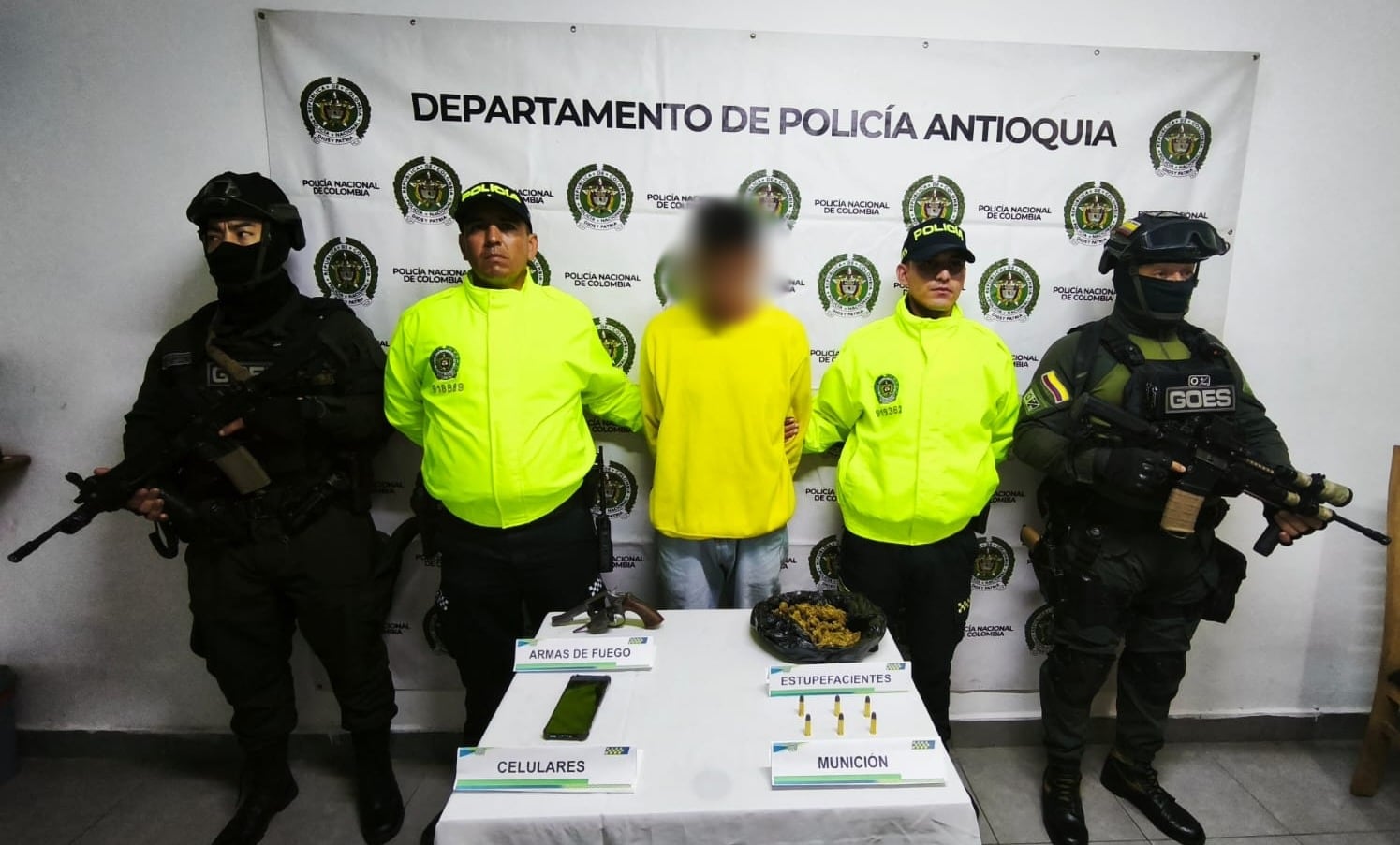 Alias Cumbamba - foto Policía Antioquia