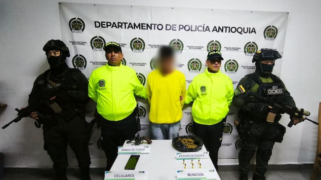 Alias Cumbamba - foto Policía Antioquia