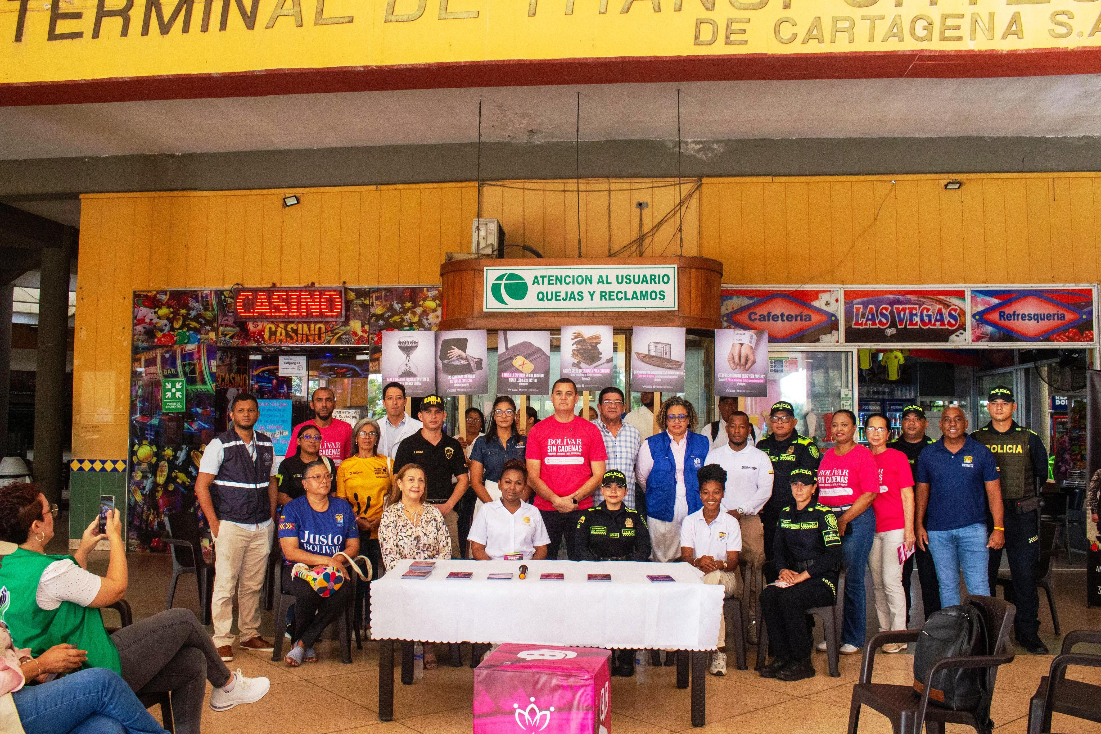 Gobernación de Bolívar refuerza acciones para combatir la trata de personas