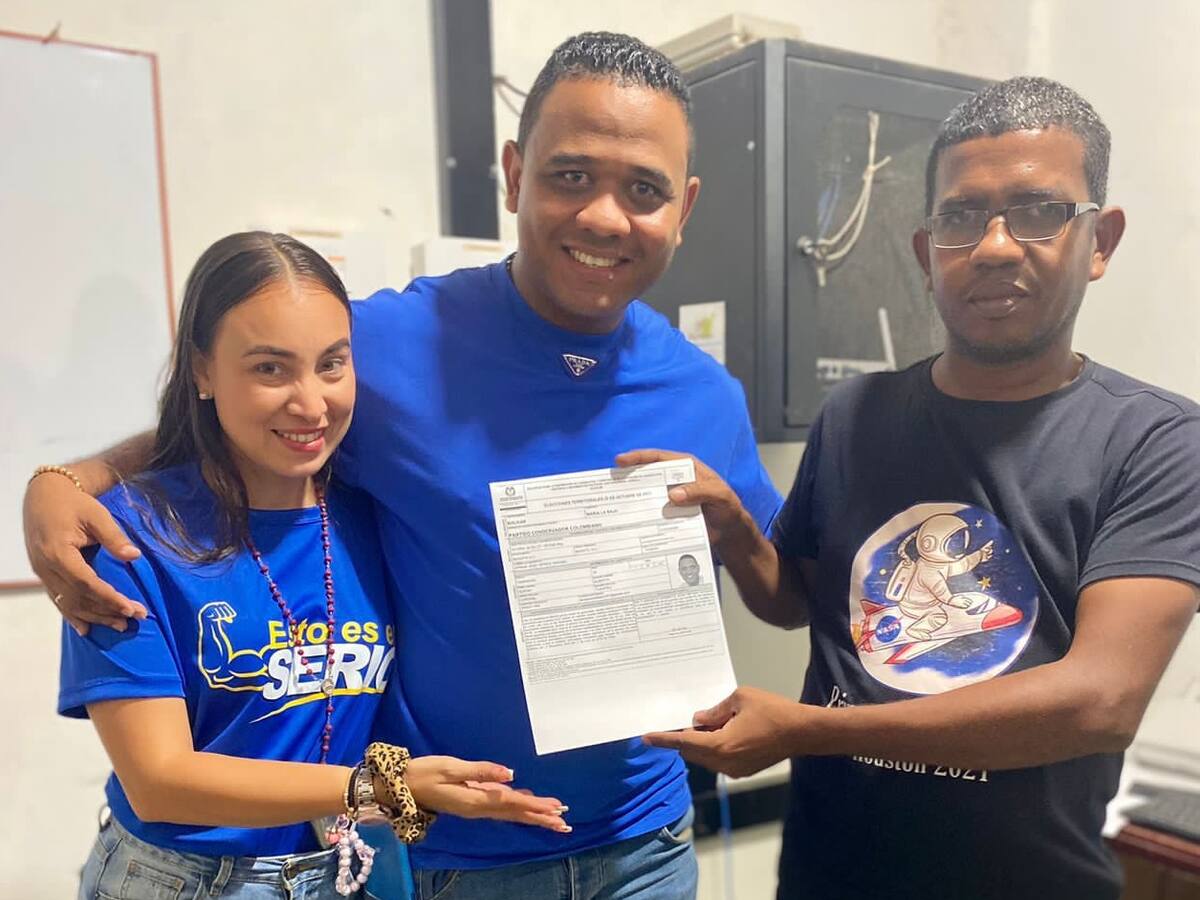 Sergio Coronel, oficialmente inscrito a la Alcaldía de María La Baja