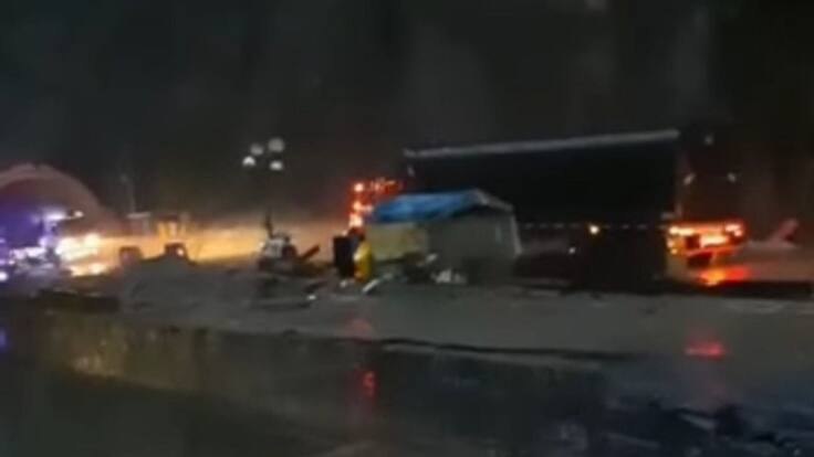 Deslizamiento generó afectación en la vía Calarcá-Cajamarca