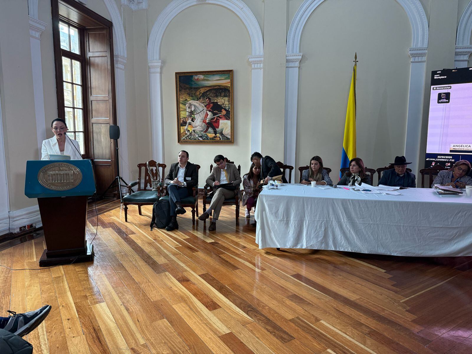 Liga Colombiana contra la Epilepsia en el Senado. / Foto: Cortesía.