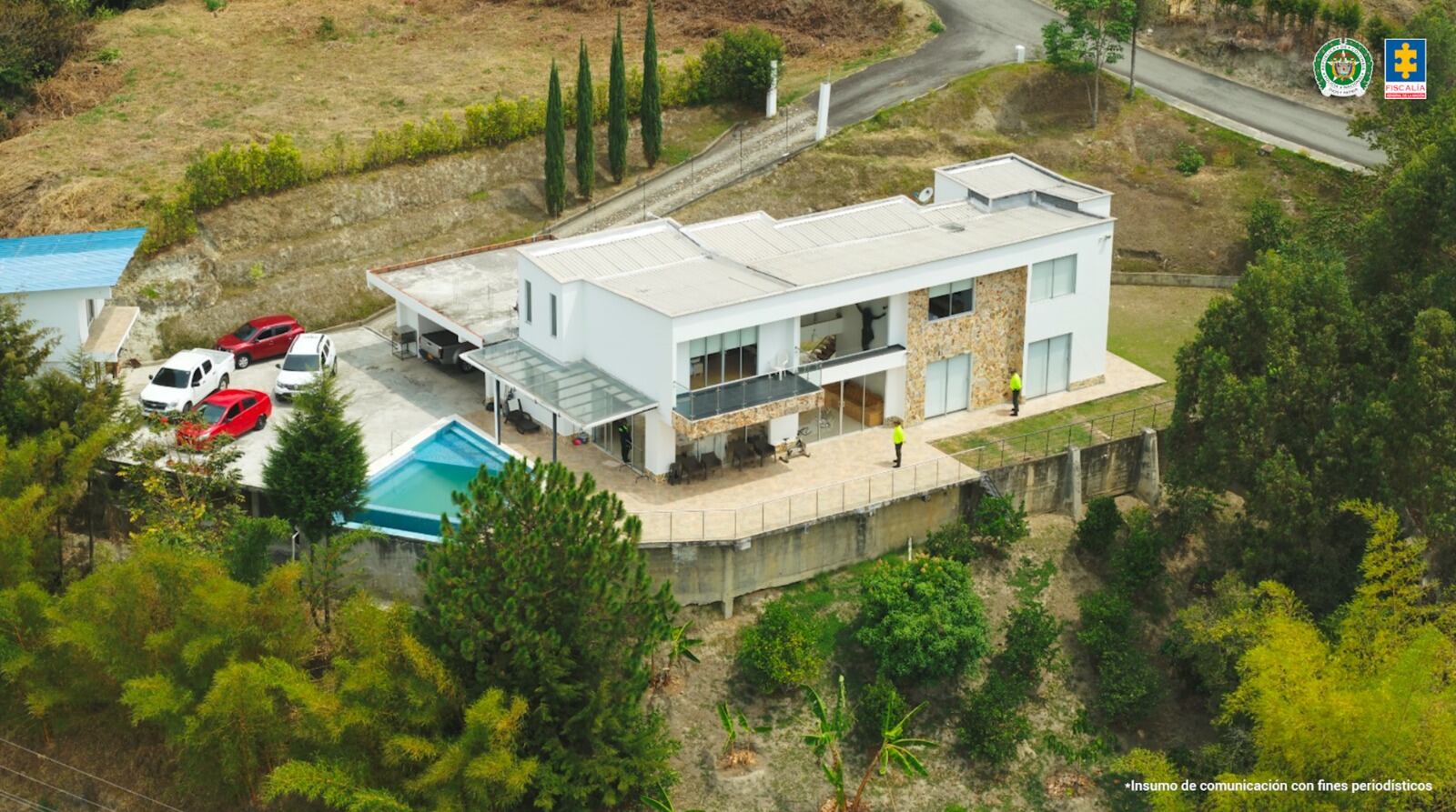 Bienes ocupados con fines de extinción de dominio a alias 'Platino'