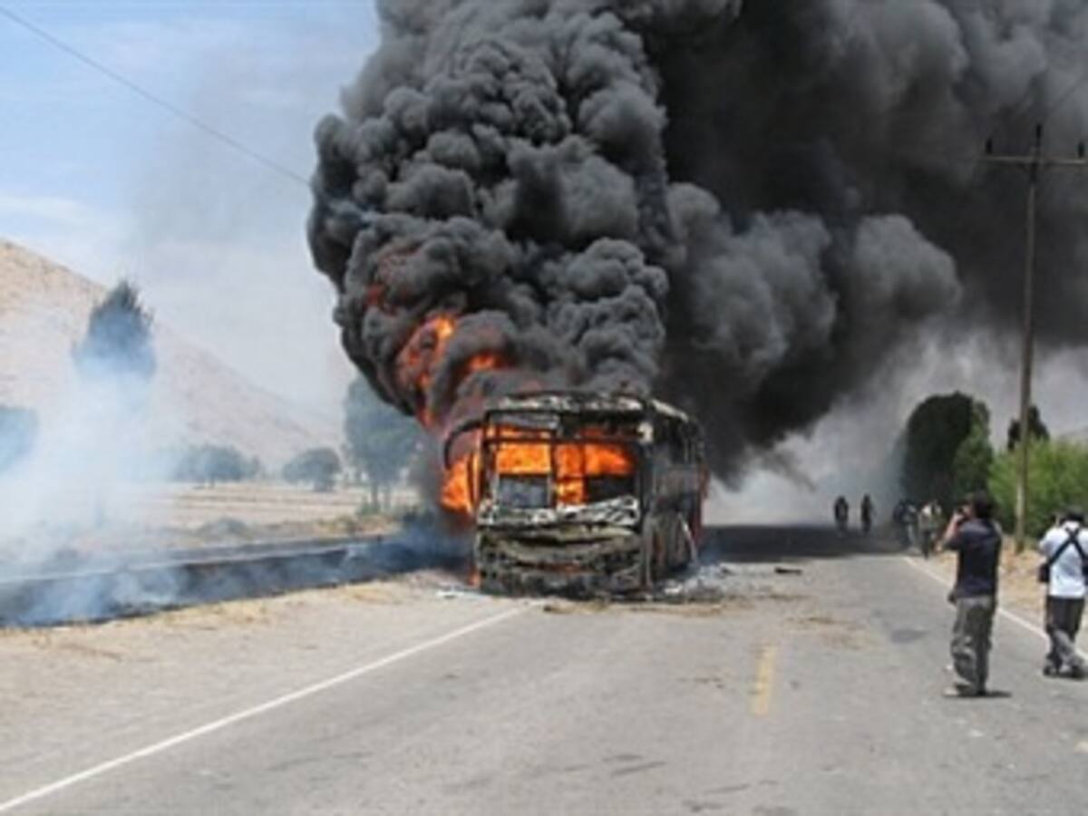 Pérdidas por $10 mil millones y 135 vehículos quemados reporta Asotrans