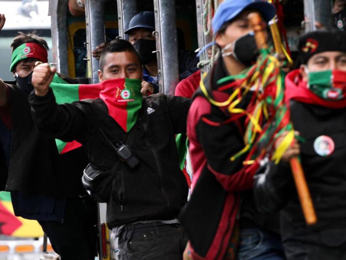 Este lunes 19 de julio, llegará la 'Minga Indígena' a Tunja, Boyacá