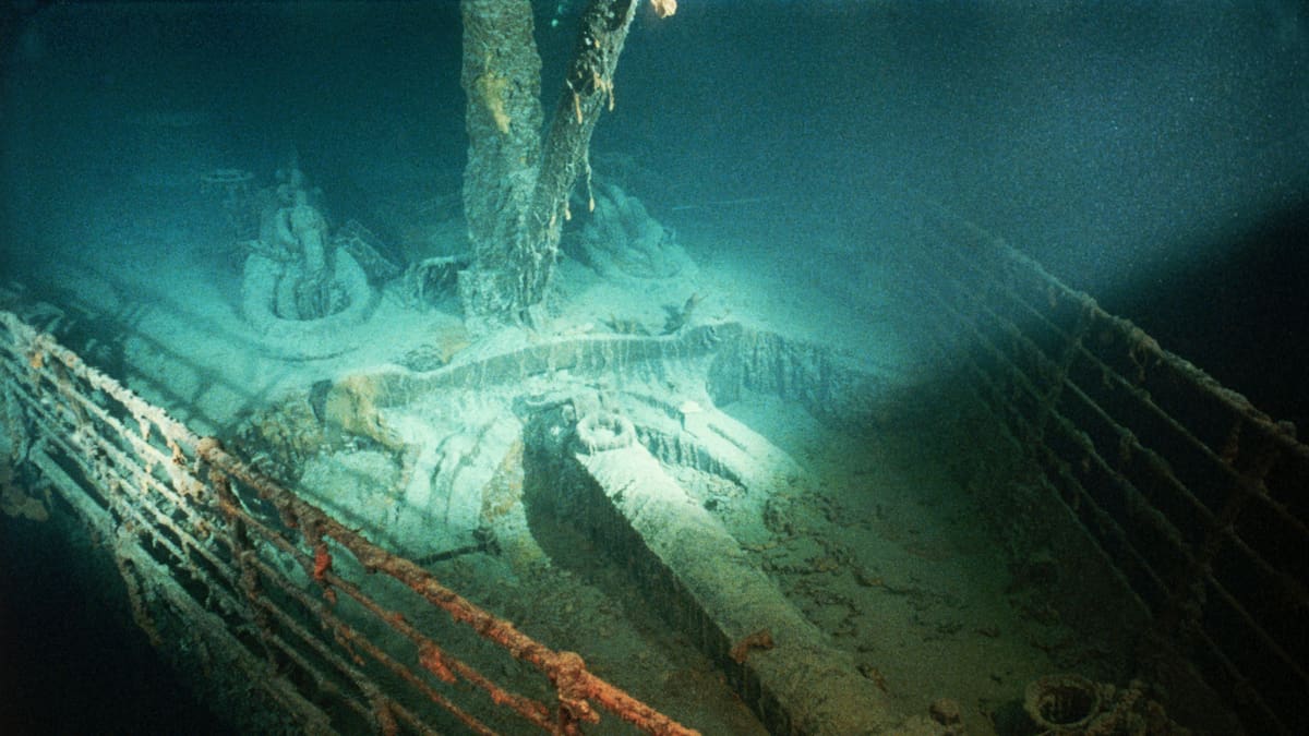 Video: revelan material inédito de los restos del Titanic grabado en 1986