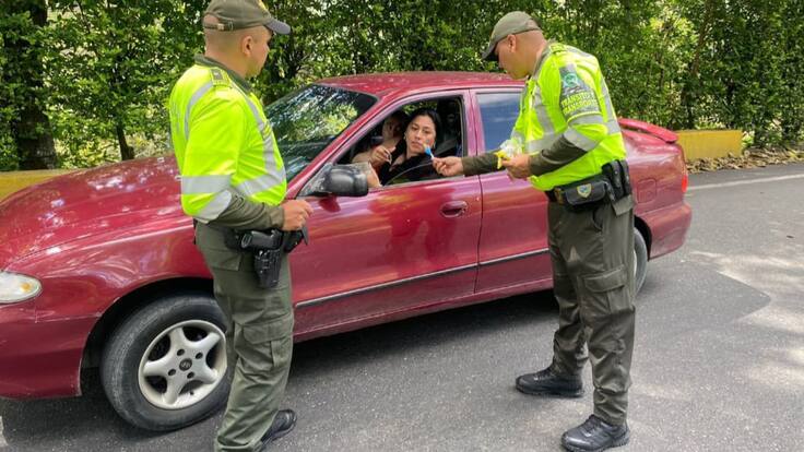 Mayor Sara Novoa, comandante de Policía de Carreteras Quindío
