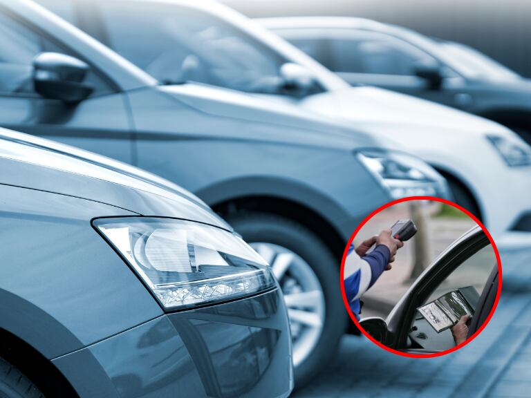 Vehículos; y policía de tránsito pidiendo SOAT. (Foto: Getty Images)