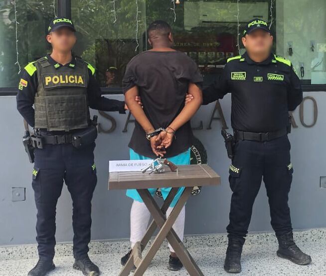 En el barrio Lo Amador, capturado alias “Cirilo”, presunto delincuente con un revólver calibre 38