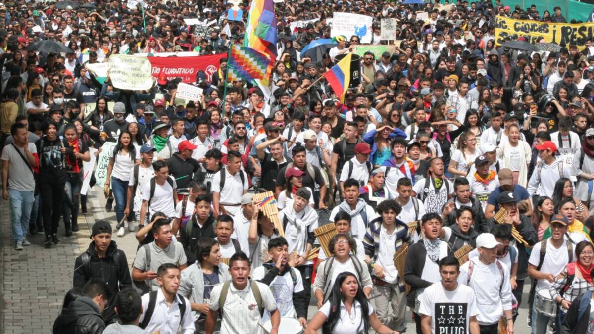 Pacíficamente se cumplió protesta en Pasto