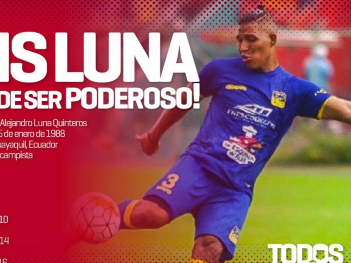 Luis Luna sería nuevo jugador de Independiente Medellín